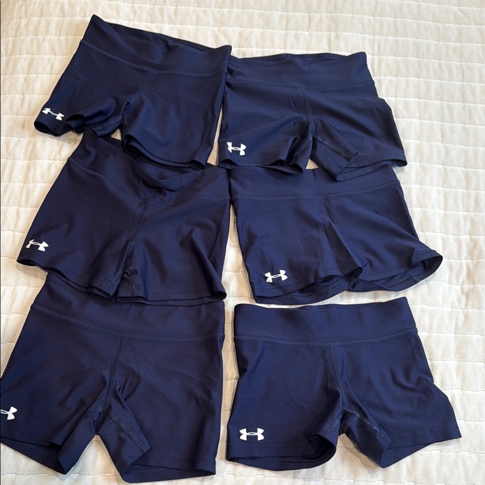 Under Armour Women's Navy Shorts size XS (7 pairs)